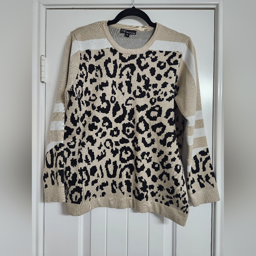 Leopard print sweater